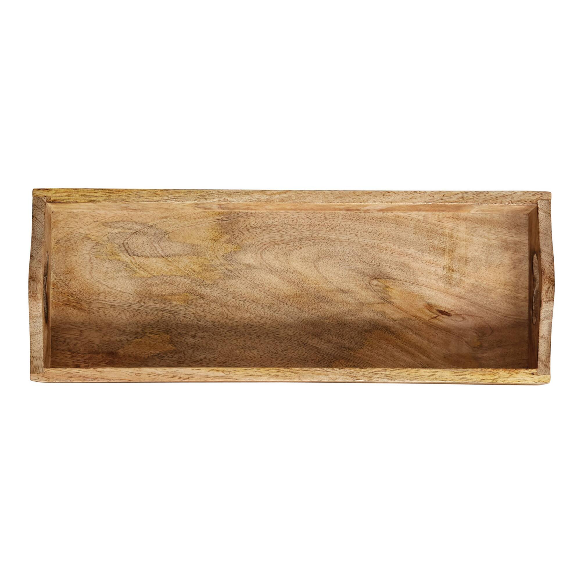 Hello Honey® Rectangle Mango Wood Trays Set